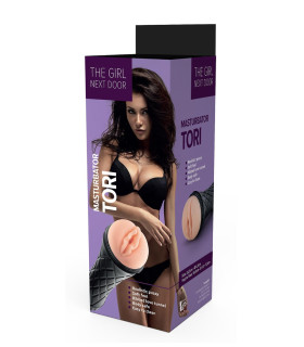 Мастурбатор вагіна Dream Toys The Girl Next Door в колбі бежевий, 22.5 х 8.5 см - No Taboo