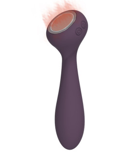 Вибромассажер с функцией нагрева Dream Toys фиолетовый, 17.4 х 4.7 см - No Taboo