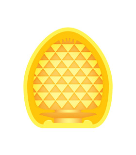 Мастурбатор нереалистичный ZOLO желтый, 6 см - No Taboo