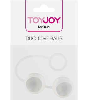 Вагінальні кульки на м'якій зчіпці TOY JOY скляні, прозорі, 16 х 2.5 см - No Taboo
