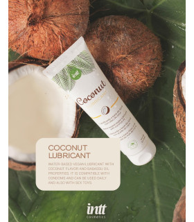 Лубрикант Intt Coconut (Vegan), 100 мл, на водной основе, с ароматом кокоса - No Taboo