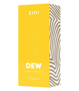 Вібратор-кролик Zini Dew Hydrangea бузковий, 20 х 4 см - No Taboo