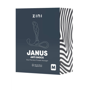 Масажер простати рельєфний, M, Zini чорний, 10.4 х 2.3 см - No Taboo