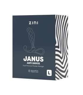 Масажер простати рельєфний, L, Zini чорний, 11.7 х 3.3 см - No Taboo