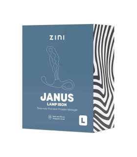 Масажер простати рельєфний, L, Zini Janus Lamp Iron бордовий, 11.9 х 3.3 см - No Taboo