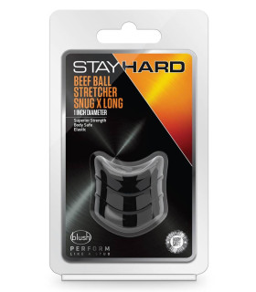 Насадка для мошонки Blush Stay Hard чорна, 3.8 х 2.5 см - No Taboo