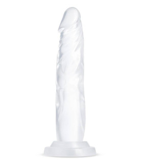 Фаллоимитатор реалистичный на присоске Blush B Yours прозрачный, 19 х 3.8 см - No Taboo