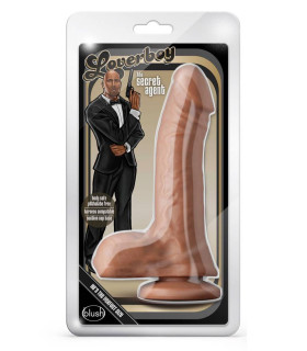 Фаллоимитатор реалистичный на присоске Blush Loverboy коричневый, 20.9 х 5 см - No Taboo