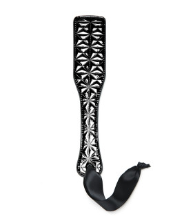 Паддл рельефный с алмазным тиснением Whipsmart черная, 31.7 см - No Taboo