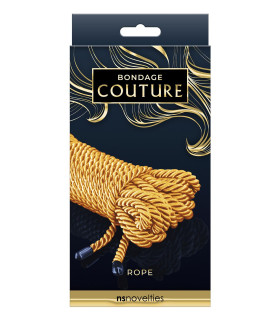 Мотузка для бондажу NS Novelties Bondage Couture золота, 8 м - No Taboo