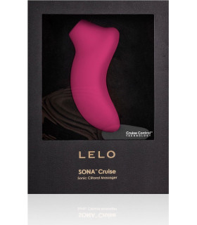 Звуковий стимулятор клитора Lelo SONA малиновый, 11.5 см - No Taboo