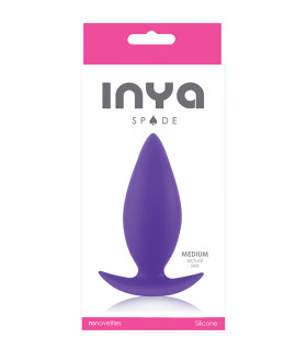 Анальная пробка NS Novelties фиолетовая, 10.1 х 3.8 см - No Taboo