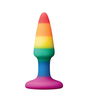 Анальная пробка NS Novelties разноцветная, 8.8 х 2.4 см - No Taboo