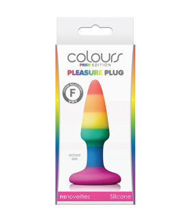 Анальная пробка NS Novelties разноцветная, 8.8 х 2.4 см - No Taboo