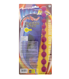 Анальні буси NMС фіолетові, 31.8 х 2.5 см - No Taboo