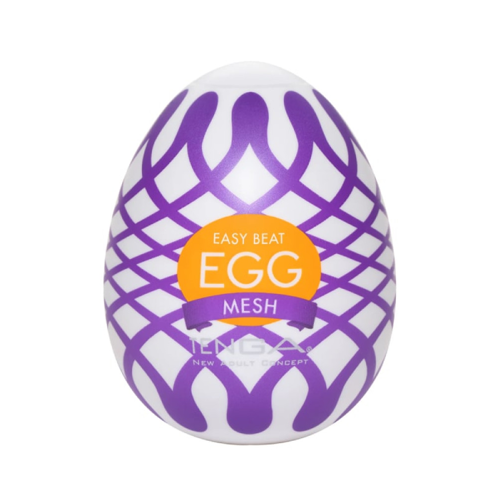 Мастурбатор хай-тек TENGA Egg Wonder Mesh белый, 4.9 × 4.9 × 6.1 см (205094), zoom