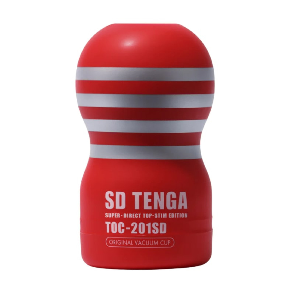 Мастурбатор мини в колбе Tenga SD Original Vacuum Cup Gentle красный (205074), zoom
