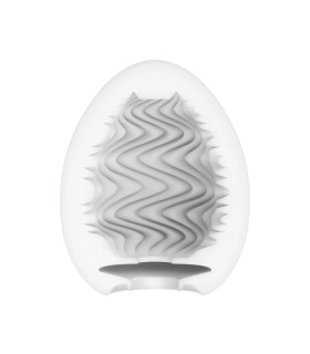 Мастурбатор хай-тек TENGA Egg Wonder Wind белый, 4.9 × 4.9 × 6.1 см - No Taboo