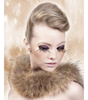 Накладні вії Baci довгі, золотисті - No Taboo