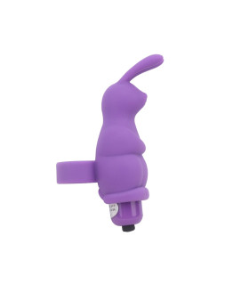Вибратор на палец Chisa Sweetie Rabbit, фиолетовый, 10 х 3.2 см - No Taboo