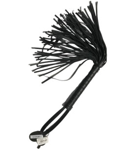 Флогер з петлею на рукояті Fetish Flogger чорний - No Taboo