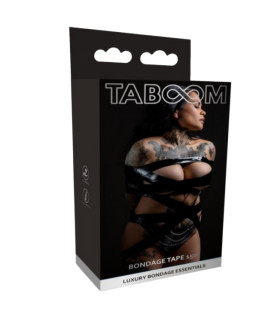Бондажная лента Taboom, черная, 15 м - No Taboo
