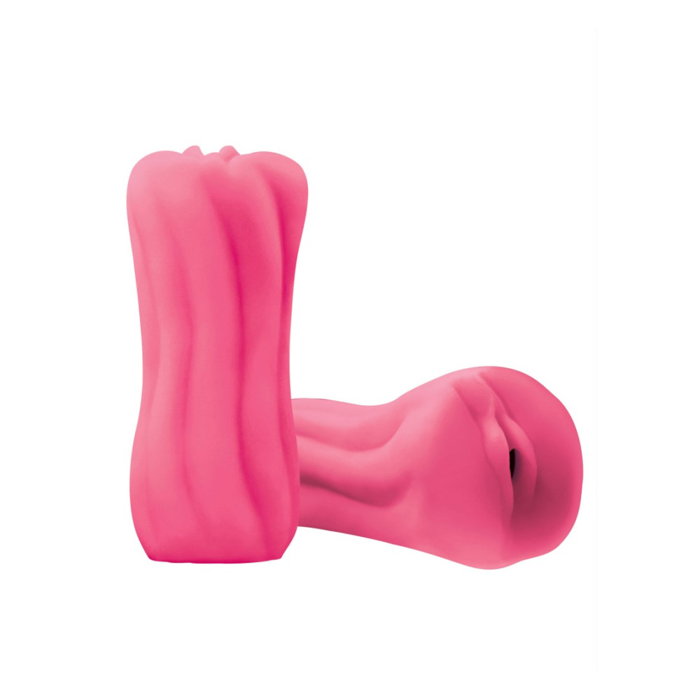 Мастурбатор-вагіна реалістичний NS Novelties світиться в темряві, рожевий, 13.7 х 6.2 см (203667), zoom