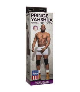 Насадка на страпон реалистичная Vac-U-Lock, Doc Johnson с изгибом, коричневая, 27.4 х 5.1 см - No Taboo