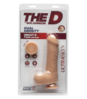 Фалоімітатор реалістичний на присосці Doc Johnson бежевий, 17.5 х 4.4 см - No Taboo