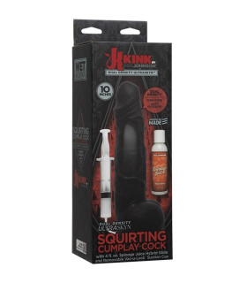 Фаллоимитатор с семяизвержением Doc Johnson KINK большой, черный, 26.7 х 5.1 - No Taboo