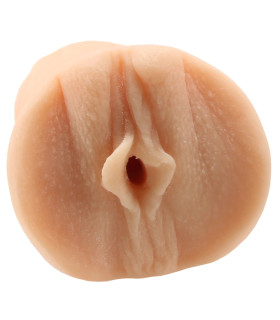Мастурбатор-вагина реалистичный Doc Johnson бежевый, 15.2 х 7 см - No Taboo
