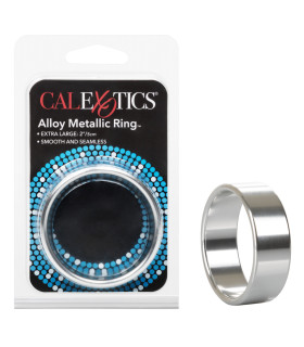 Эрекционное кольцо, XL, California Exotic Novelties металлическое, серебристое - No Taboo