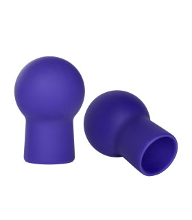 Вакуумные помпы для сосков California Exotic Novelties фиолетовые, 5.7 х 3.8 см - No Taboo