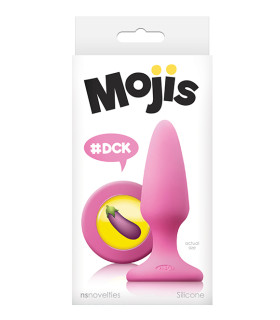 Анальная пробка NS Novelties, M, Mojis DCK розовая 3.7 х 10.5 см - No Taboo