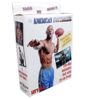 Секс-кукла American Footballer, 1 отверстие, коричневая, 160 см - No Taboo