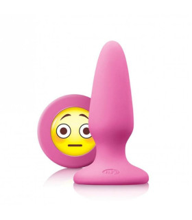 Анальная пробка NS Novelties, M, Mojis OMG розовая 3.7 х 10.5 см - No Taboo