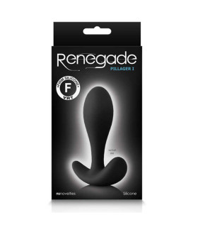 Анальная пробка NS Novelties для ношения, черная, 10.4 х 3.2 см - No Taboo