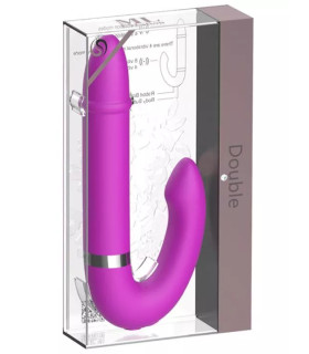 Подвійний вібратор ML Creation рожевий, 18 х 2.8 см - No Taboo