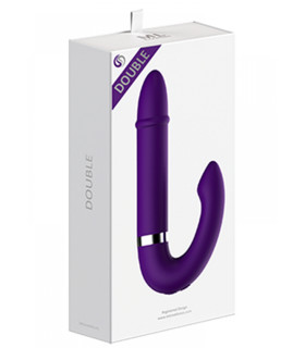 Подвійний вібратор ML Creation фіолетовий, 18 х 2.8 см - No Taboo