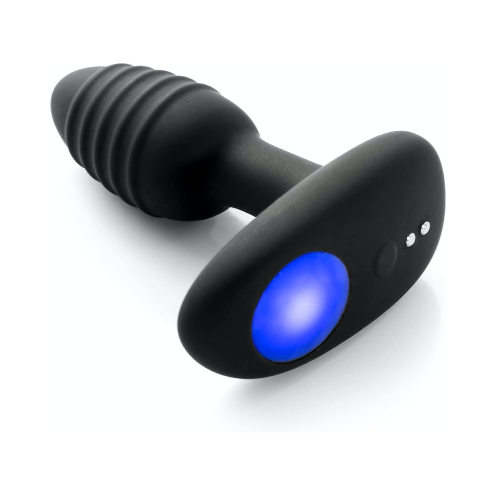 Інтерактивна анальна пробка Lumen Kiiroo, чорна, 10 х 3.3 см (43670), zoom