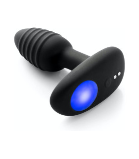 Інтерактивна анальна пробка Lumen Kiiroo, чорна, 10 х 3.3 см - No Taboo