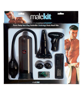 Набор секс-игрушек для мужчин Male Kit Seven Creations, черный - No Taboo