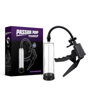 Вакуумна помпа чоловіча, механічна Powerpump PRO 02, прозора - No Taboo