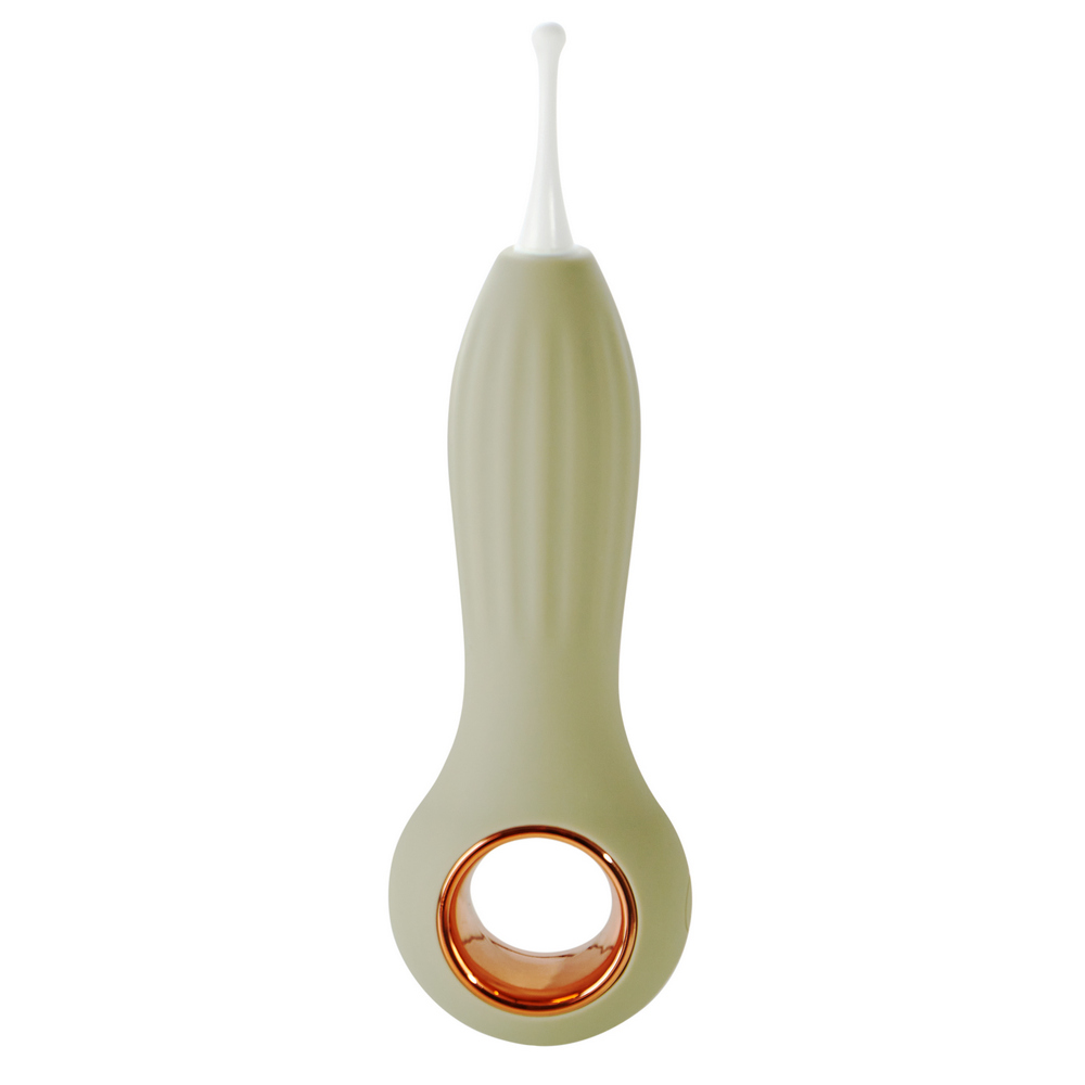 Вибратор для клитора Sweet Em Vibe Pen с тремя насадками, серый, 14.5 х 4.2 см (214095), zoom