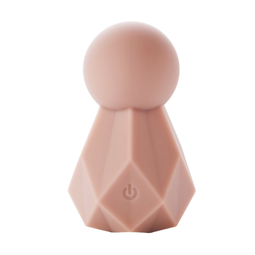 Вибратор для клитора кристалл Sweet Em Crystal нереалистичный, с гранями, розовый, 8 х 4.8 см (214079), zoom