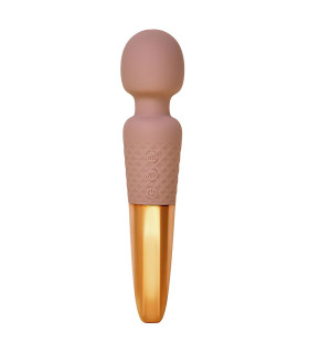 Вибратор-микрофон с рукоятью розовое золото, розовый, 20.2 х 4.2 см - No Taboo