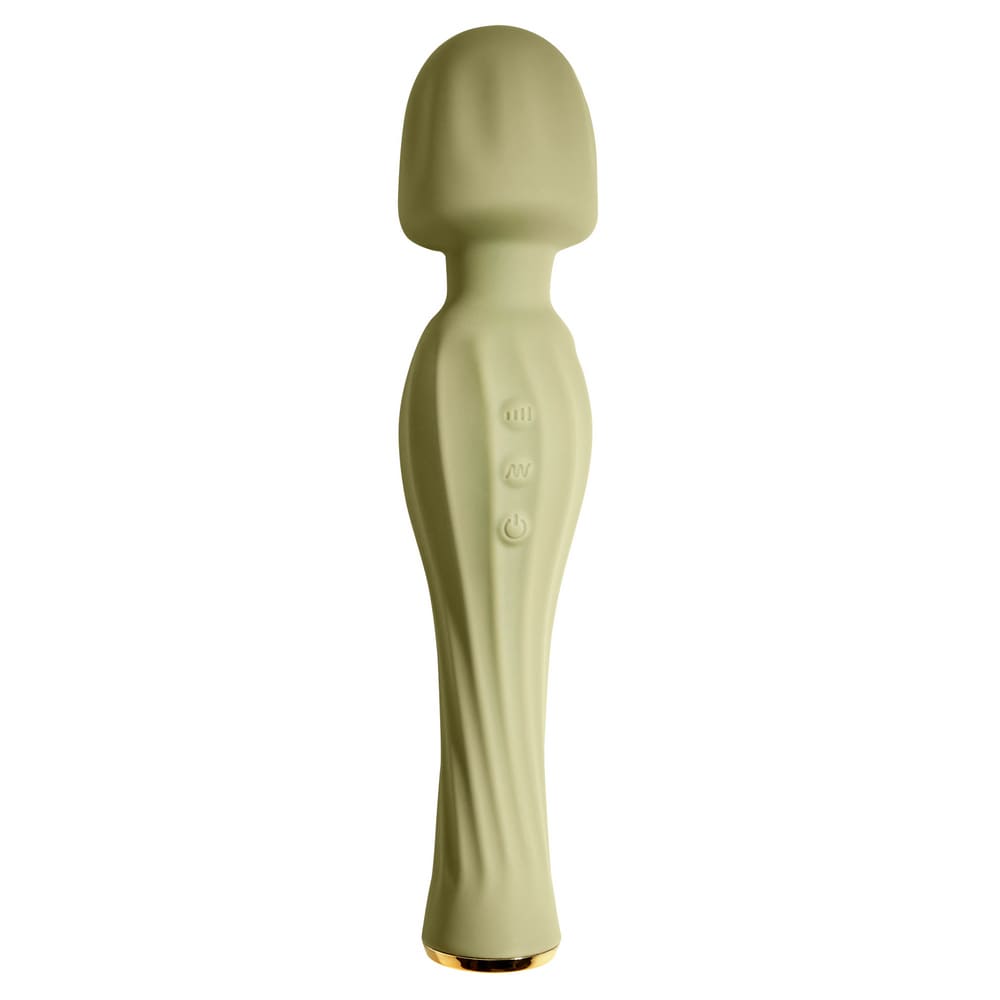 Вібратор-мікрофон Sweet Em Spiral Wand зелений, 20.8 х 4.4 см (214089), zoom