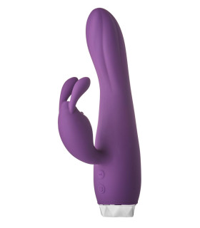 Вібратор-кролик Dream Toys Flirts, фіолетовий, 17 х 3 см - No Taboo