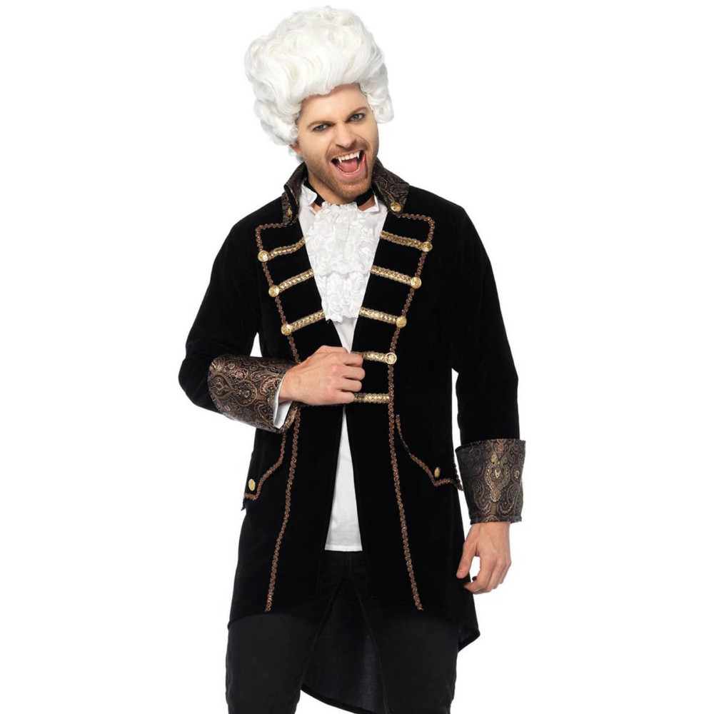 Мужской костюм Графа Дракулы Leg Avenue Deluxe, 2 предмета, M/L, черный (207444), zoom