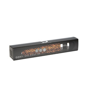 Массажер-микрофон Doxy Die Cast 3R Wand Vibrator Tiger, тигровый - No Taboo